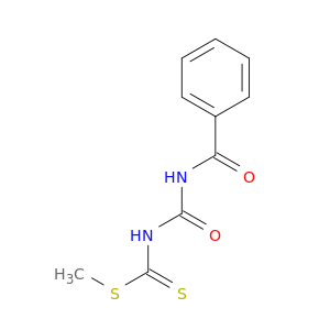 Carbamodithioic acid, [(benzoylamino)carbonyl]-, methyl ester