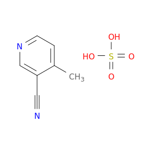 3-Pyridinecarbonitrile, 4-methyl-, sulfate (1:1)