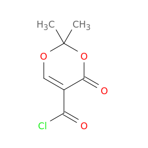 4H-1,3-Dioxin-5-carbonylchloride, 2,2-dimethyl-4-oxo-