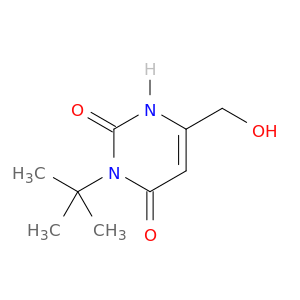 2,4(1H,3H)-Pyrimidinedione, 3-(1,1-dimethylethyl)-6-(hydroxymethyl)-