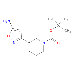 1-Piperidinecarboxylicacid, 3-(5-amino-3-isoxazolyl)-, 1,1-dimethylethyl ester