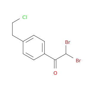 Ethanone, 2,2-dibromo-1-[4-(2-chloroethyl)phenyl]-