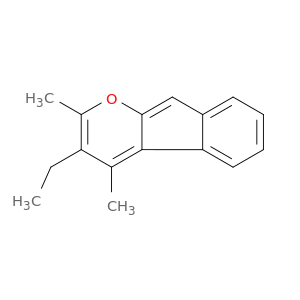 Indeno[2,1-b]pyran, 3-ethyl-2,4-dimethyl-