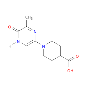 4-Piperidinecarboxylic acid, 1-(4,5-dihydro-6-methyl-5-oxo-2-pyrazinyl)-