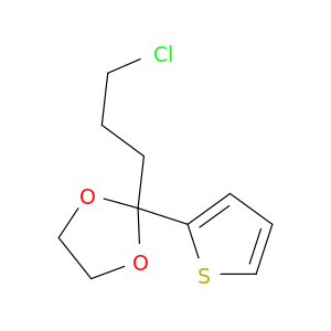 1,3-Dioxolane, 2-(3-chloropropyl)-2-(2-thienyl)-