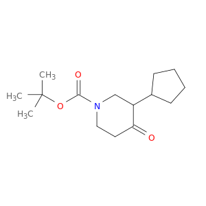 tert-butyl 3-cyclopentyl-4-oxopiperidine-1-carboxylate