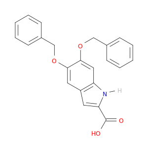 5,6-bis(benzyloxy)-1h-indole-2-carboxylic acid