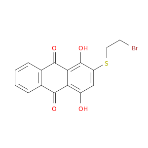 9,10-Anthracenedione, 2-[(2-bromoethyl)thio]-1,4-dihydroxy-