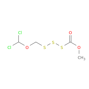 Trisulfide, dichloromethoxymethyl methoxycarbonyl