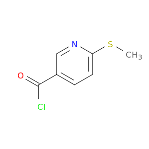 3-Pyridinecarbonylchloride, 6-(methylthio)-