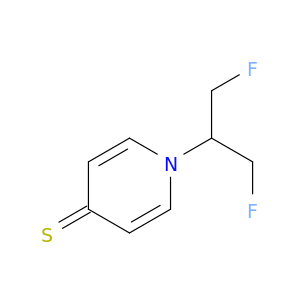 4(1H)-Pyridinethione, 1-[2-fluoro-1-(fluoromethyl)ethyl]-