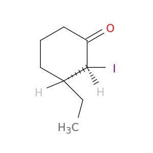 Cyclohexanone, 3-ethyl-2-iodo-, (2S,3S)-