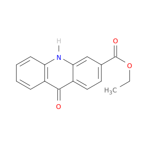 3-Acridinecarboxylic acid, 9,10-dihydro-9-oxo-, ethyl ester