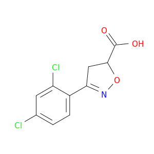 3-(2,4-Dichlorophenyl)-4,5-dihydro-1,2-oxazole-5-carboxylic Acid