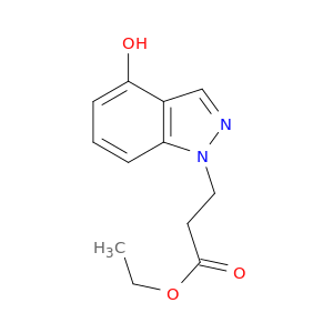 1H-Indazole-1-propanoic acid, 4-hydroxy-, ethyl ester