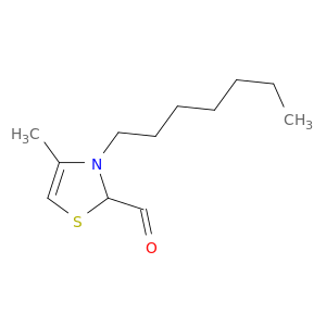 2-Thiazolecarboxaldehyde, 3-heptyl-2,3-dihydro-4-methyl-