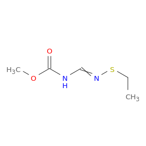 Carbamic acid, [(ethylthio)iminomethyl]-, methyl ester