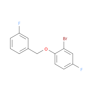 2-Bromo-4-fluoro-1-((3-fluorobenzyl)oxy)benzene