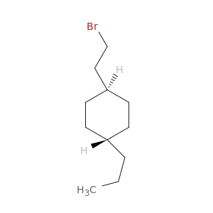 Cyclohexane, 1-(2-bromoethyl)-4-propyl-, trans-