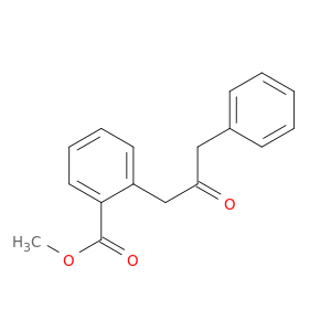 Benzoic acid, 2-(2-oxo-3-phenylpropyl)-, methyl ester