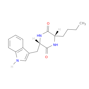 2,5-Piperazinedione, 3-butyl-6-(1H-indol-3-ylmethyl)-, (3S,6S)-