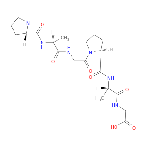 Glycine, N-[N-[1-[N-(N-L-prolyl-L-alanyl)glycyl]-L-prolyl]-L-alanyl]-