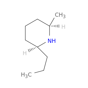 Piperidine, 2-methyl-6-propyl-, (2R,6S)-