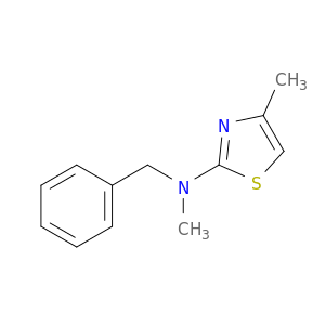 2-Thiazolamine, N,4-dimethyl-N-(phenylmethyl)-