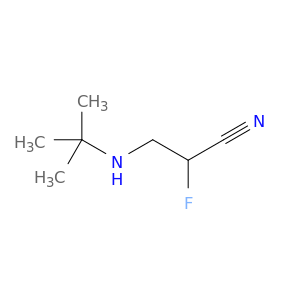 Propanenitrile, 3-[(1,1-dimethylethyl)amino]-2-fluoro-