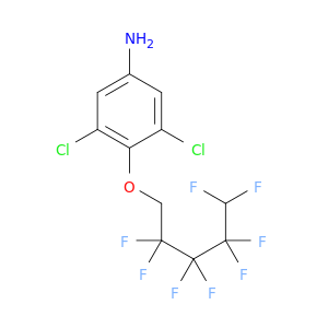 Benzenamine, 3,5-dichloro-4-[(2,2,3,3,4,4,5,5-octafluoropentyl)oxy]-