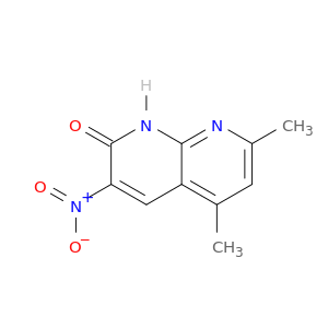 1,8-Naphthyridin-2(1H)-one, 5,7-dimethyl-3-nitro-