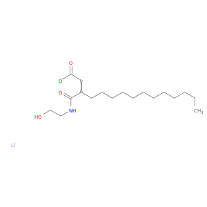 Lithium 3-(((2-hydroxyethyl)amino)carbonyl)pentadecenoate