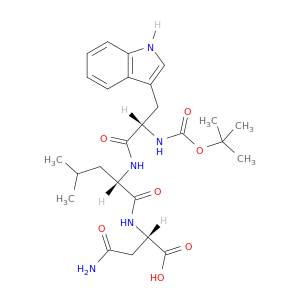 TERT-BUTYLOXYCARBONYL-TRYPTOPHYL-LEUCYL-ASPARAGINE