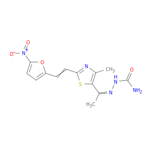 1-(1-(4-METHYL-2-(2-(5-NITROFURYL)VINYL)-THIAZOL-5-YL)ETHYLIDENE)SEMICARBAZIDE