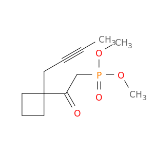 Phosphonic acid, [2-[1-(2-butynyl)cyclobutyl]-2-oxoethyl]-, dimethyl ester
