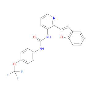 Urea, N-[2-(2-benzofuranyl)-3-pyridinyl]-N'-[4-(trifluoromethoxy)phenyl]-