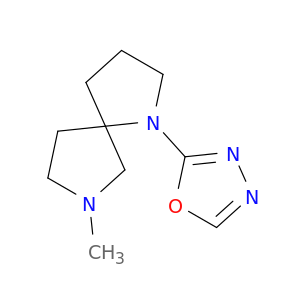 1,7-Diazaspiro[4.4]nonane, 7-methyl-1-(1,3,4-oxadiazol-2-yl)-
