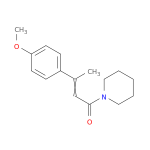 Piperidine, 1-[3-(4-methoxyphenyl)-1-oxo-2-butenyl]-