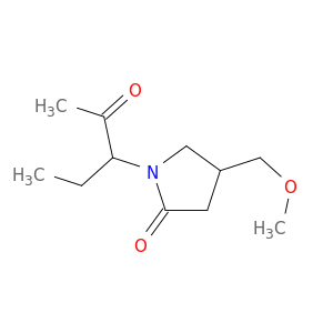 2-Pyrrolidinone, 1-(1-ethyl-2-oxopropyl)-4-(methoxymethyl)-