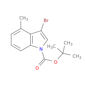 N-Boc-3-溴-4-甲基吲哚