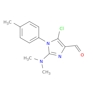 5-Chloro-2-(dimethylamino)-1-(4-methylphenyl)-1H-imidazole-4-carbaldehyde