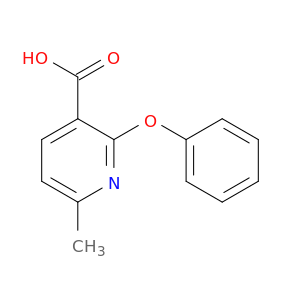 3-Pyridinecarboxylic acid, 6-methyl-2-phenoxy-