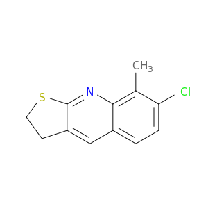Thieno[2,3-b]quinoline, 7-chloro-2,3-dihydro-8-methyl-