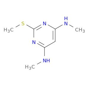 4,6-Pyrimidinediamine, N,N'-dimethyl-2-(methylthio)-
