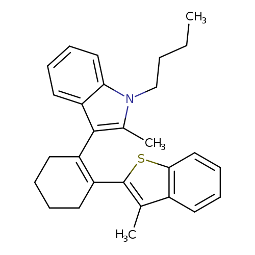1-BUTYL-2-METHYL-3-[2-(3-METHYLBENZO[B]THIOPHEN-2-YL)CYCLOHEX-1-ENYL]-1H-INDOLE