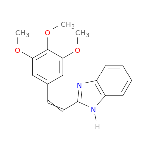 1H-Benzimidazole, 2-[2-(3,4,5-trimethoxyphenyl)ethenyl]-