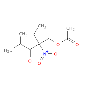 3-Hexanone, 4-[(acetyloxy)methyl]-2-methyl-4-nitro-