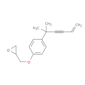 Oxirane, [[4-(1,1-dimethyl-4-penten-2-ynyl)phenoxy]methyl]-