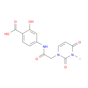 4-(2-(2,4-二氧代-3,4-二氢嘧啶-1(2H)-基)乙酰氨基)-2-羟基苯甲酸