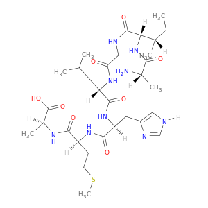 L-Alanine, L-alanyl-L-isoleucylglycyl-L-valyl-L-histidyl-L-methionyl-